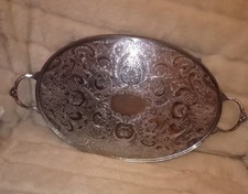 Vintage Large Oval Silver