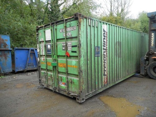 8 ft green steel - 40, x