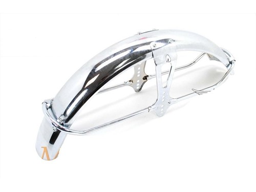 Front mudguard with - , chrome