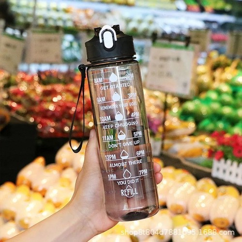 Sports water bottle gym - water,