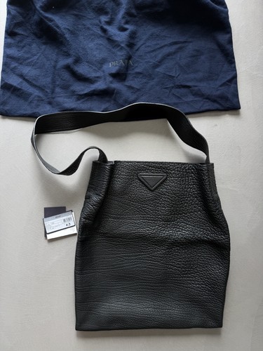 Prada men grained leather - men's,