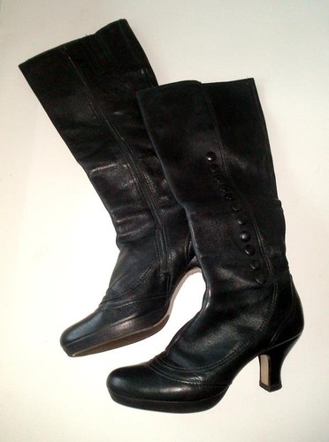 Women clarks boots - boots, black