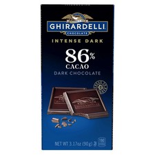 12x GHIRARDELLI 86% Cacao