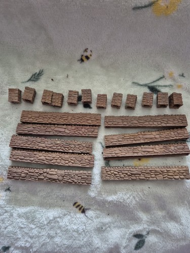 Drystone wall for model - drystone,