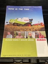CLAAS Combine Harvester Combine ~ 2006 ~ UK Brochure D20