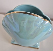 Sadler Clam Shell Vase Green