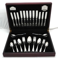LOUIS XVI Design Guy Degrenne France Stainless Steel 44 Piece Canteen of Cutlery