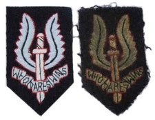 Sas cap badge ww2 - badge, wwii