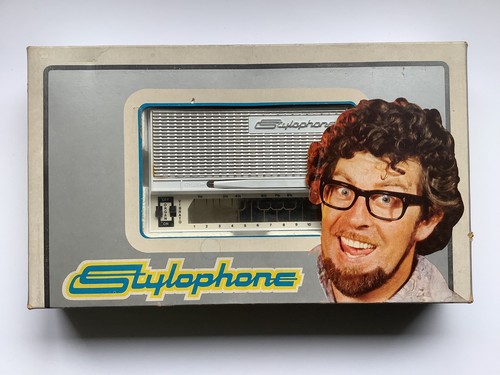 1970 white treble stylophone - 1970's,