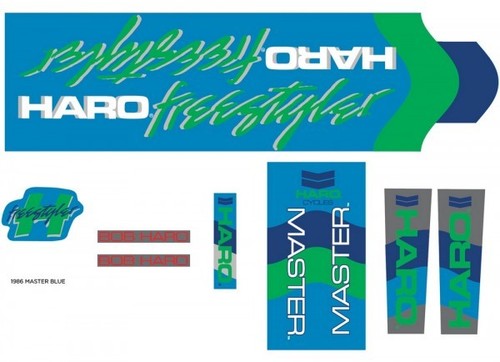 Haro bmx decals - decals,, gt