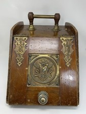 Antique Coal Scuttle Box - Late 1800s/Early 1900s [b.DQ-4]