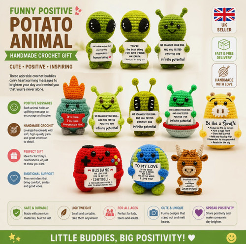 Funny positive potato animal - funny,