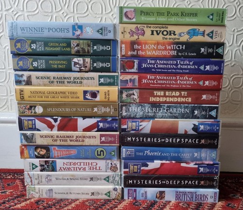 Assorted vhs video - vhs,