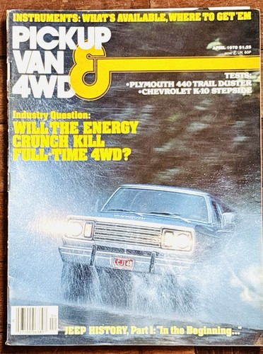 Pickup van 4wd - van, magazine