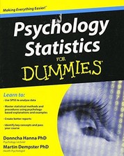 Psychology Statistics For Dummies - Hanna, Donncha