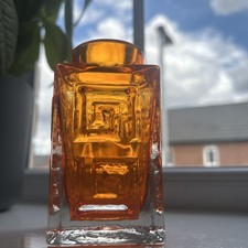 Whitefriars Greek Key Glass