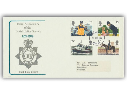 1979 police fdc - 1979, bedford