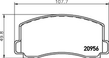 Brake Pad Set, disc brake for