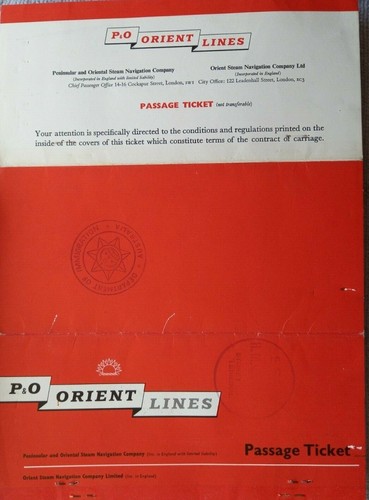 Australia 1963 o orient - australia,