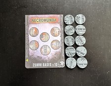 25mm Necromunda Bases x10