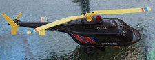 VINTAGE CITY PATROL HELICOPTER  ELECTRONIC MOVING TOY