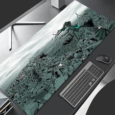 Kawaii Girl Anime Mouse Pad XXL 90x40cm Large Deskmat Laptop Keyboard Non-slip