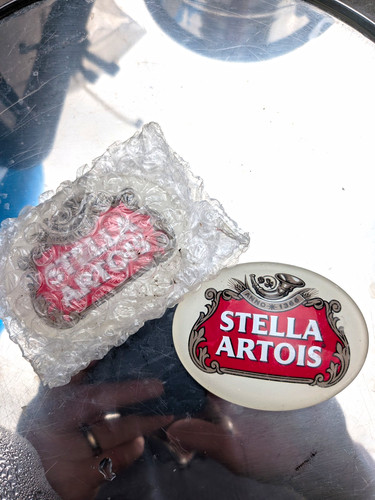 Stella artois plastic beer - stella,