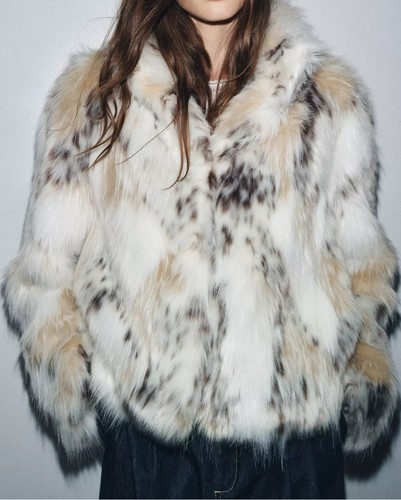 Zara collection faux fur - zw,