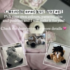 Custom crochet horse - crochet,