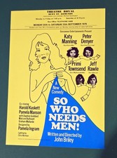 Doctor Who Jo Grant KATY MANNING JEFF RAWLE Bury St Edmonds theatre flyer 1976