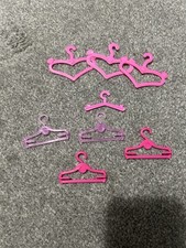 Vintage Barbie Hangers Fashion Doll Clothes Hangers Mattel Malibu House Lot