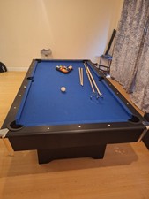 7ft Deluxe American Blue Cloth Pool Table?