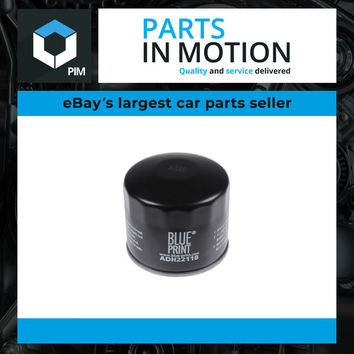 Oil filter adh22118 blue - blue, print