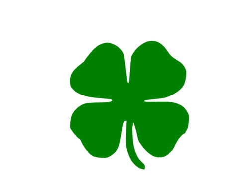 Clover leaf sticker decal - clover, sticker/decal