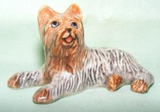 Klima Miniature Porcelain Animal Figure Yorkshire Terrier Lying K175