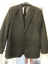 Black school blazer with grow proof cuffs and inside pockets to fit 14-15 Long 
