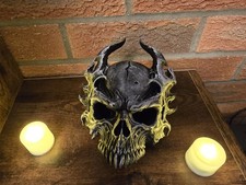 Flaming Skull ornament