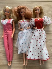 Vintage 1980 barbie bundle x3