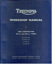 TRIUMPH 3TA TWENTY-ONE 5TA SP.TWIN TIGER T90 T100 1958-67 FACTORY REPAIR MANUAL