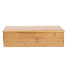 Bamboo Box with Lid Drawer
