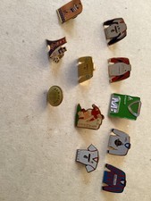 Collection of 11 French Enamel