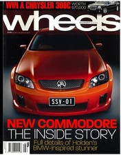 Wheels car magazine august - car,