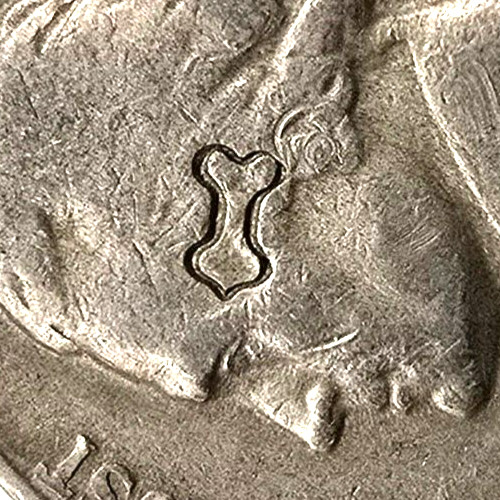 1951 jefferson nickel bone - 1951, d