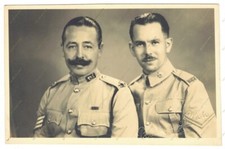 WW2 era photo Palestine Police Force Sgt General Service Medal ribbon & RASC man