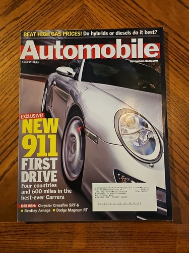 Automobile magazine august - automobile,