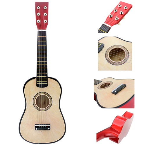 Wooden guitar musical - wooden,