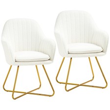 HOMCOM Dining Chair Set of 2