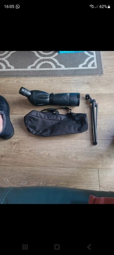 Telescope and tripod - telescope,