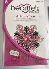 Heartfelt Creations Arianna Lace Die-Cut 5 Piece set HCD1-747 Filagree Snowflake