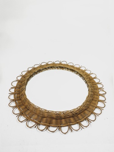 French 70s basket sun - basket, mirror